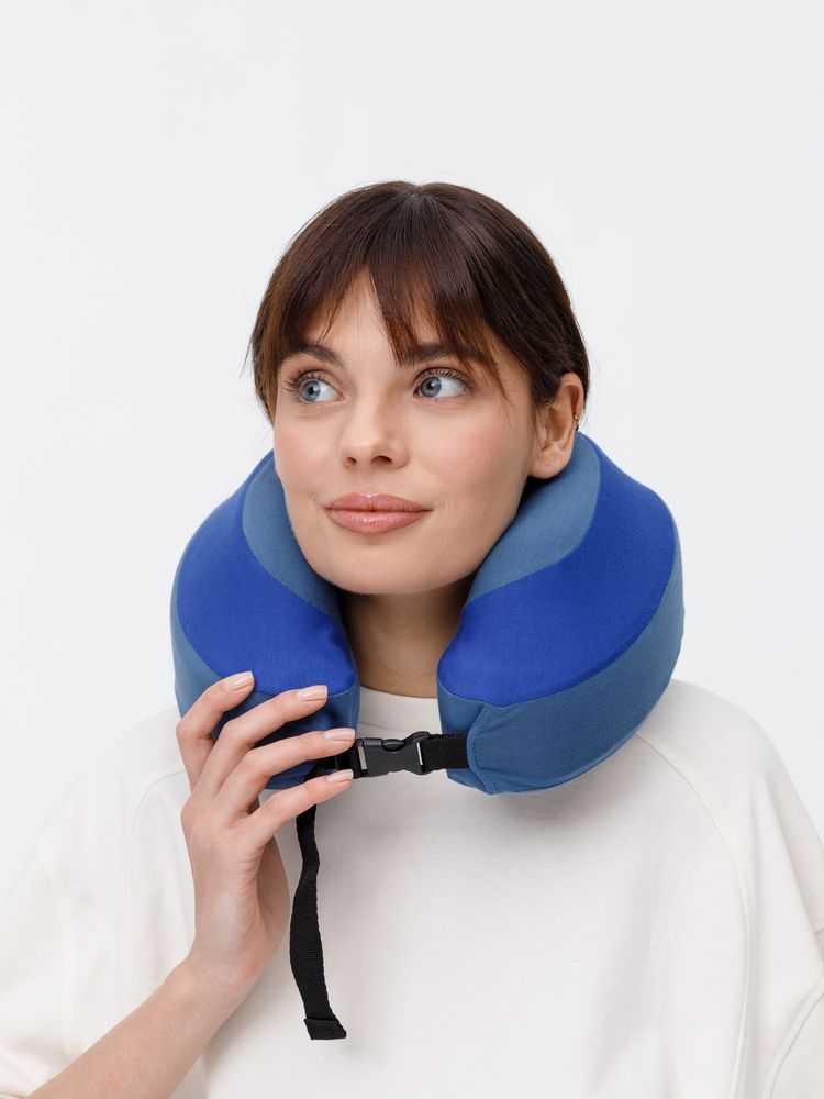 Дорожная подушка Piligrim, синяя — изображение 11