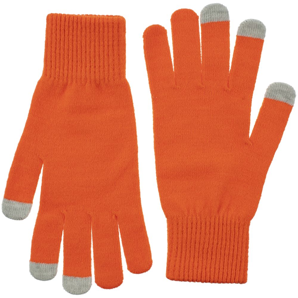 Перчатки сенсорные Urban Flow, оранжевые — изображение 3