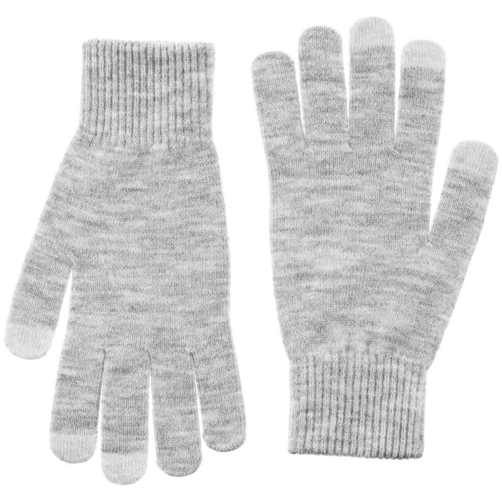 Перчатки сенсорные Urban Flow, светло-серые — изображение 3