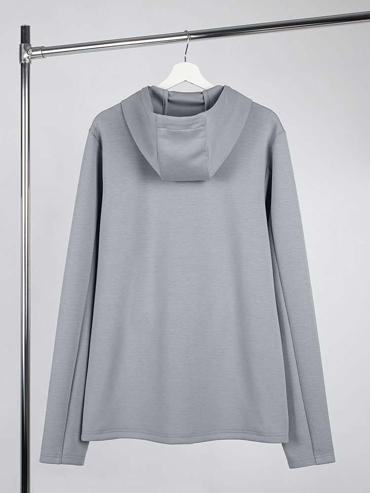 Худи унисекс Begi, серое — изображение 3