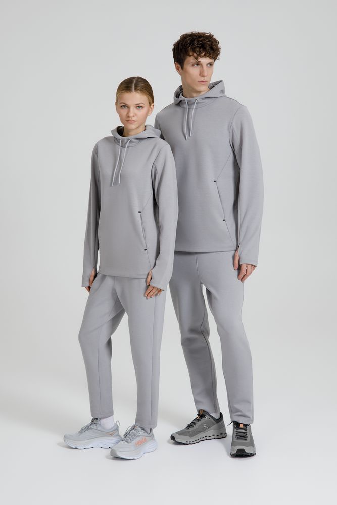 Худи унисекс Begi, серое — изображение 15