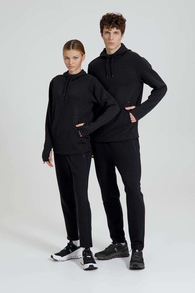 Худи унисекс Begi, черное — изображение 16