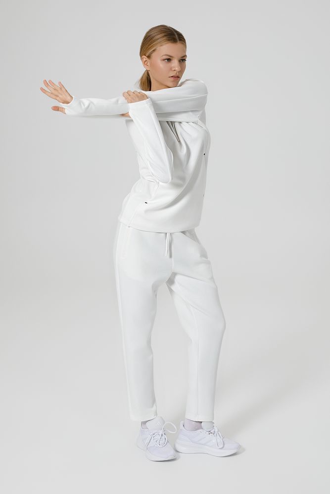 Худи унисекс Begi, молочно-белое — изображение 11