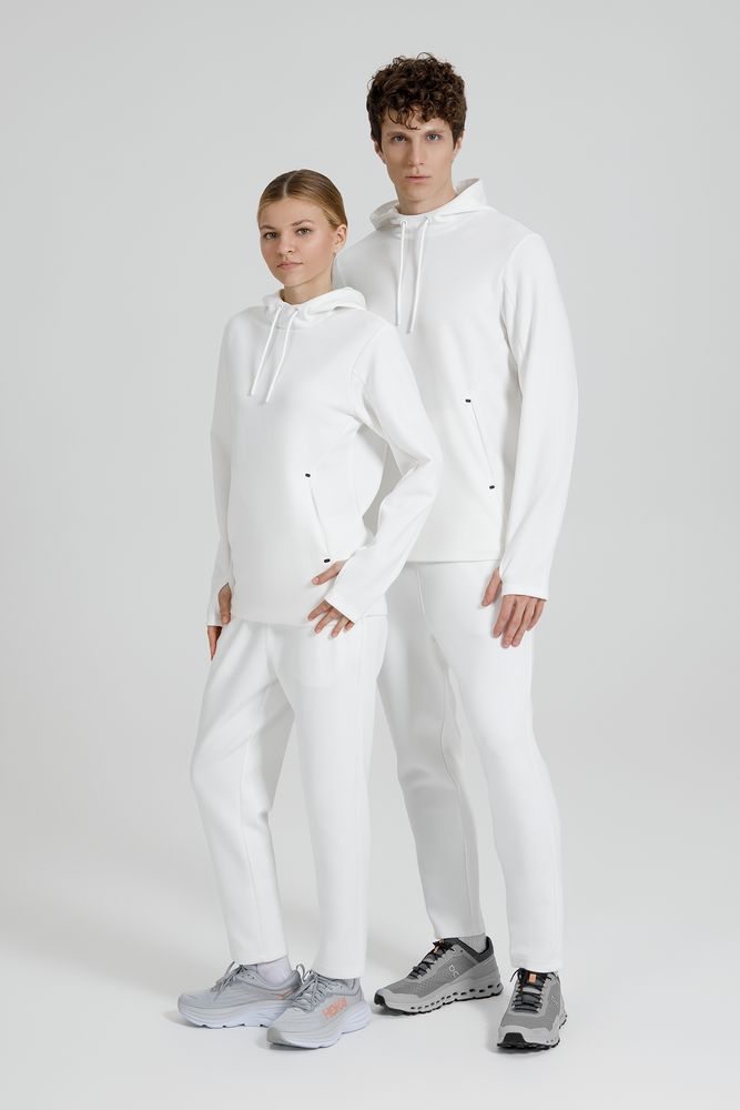 Худи унисекс Begi, молочно-белое — изображение 17