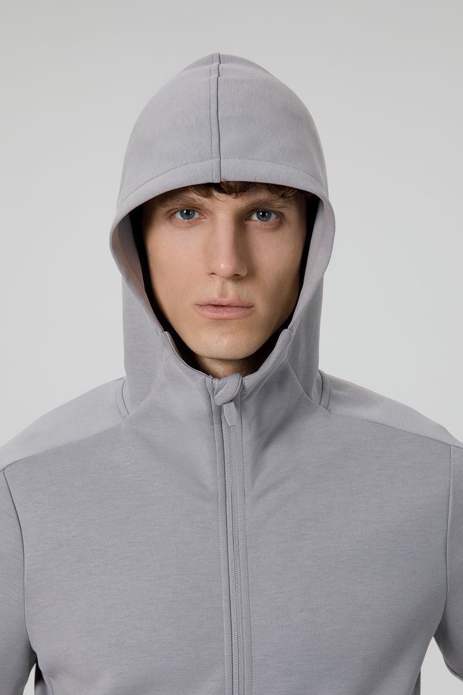 Куртка с капюшоном унисекс Begi, серая — изображение 10