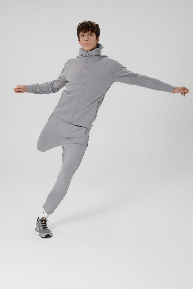 Куртка с капюшоном унисекс Begi, серая — изображение 13