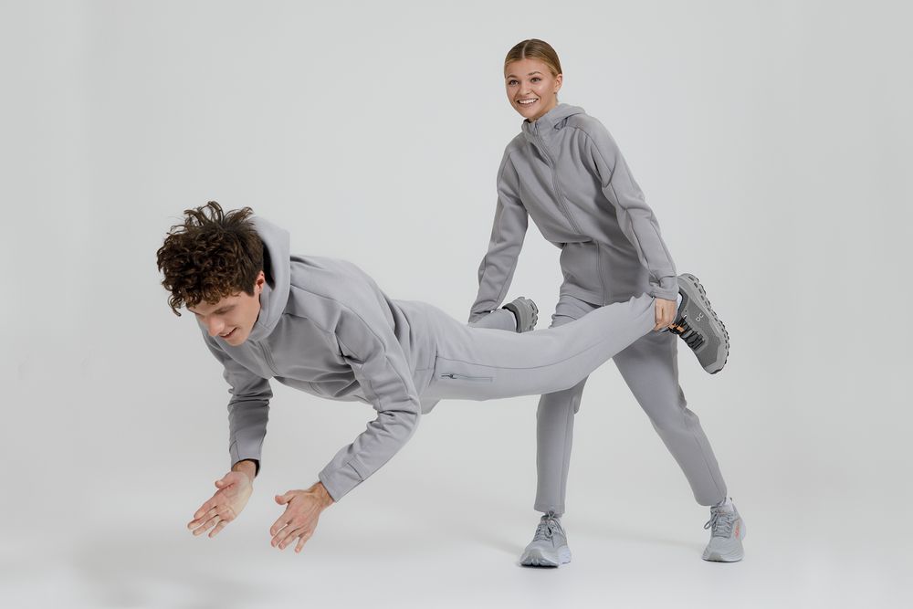 Куртка с капюшоном унисекс Begi, серая — изображение 18