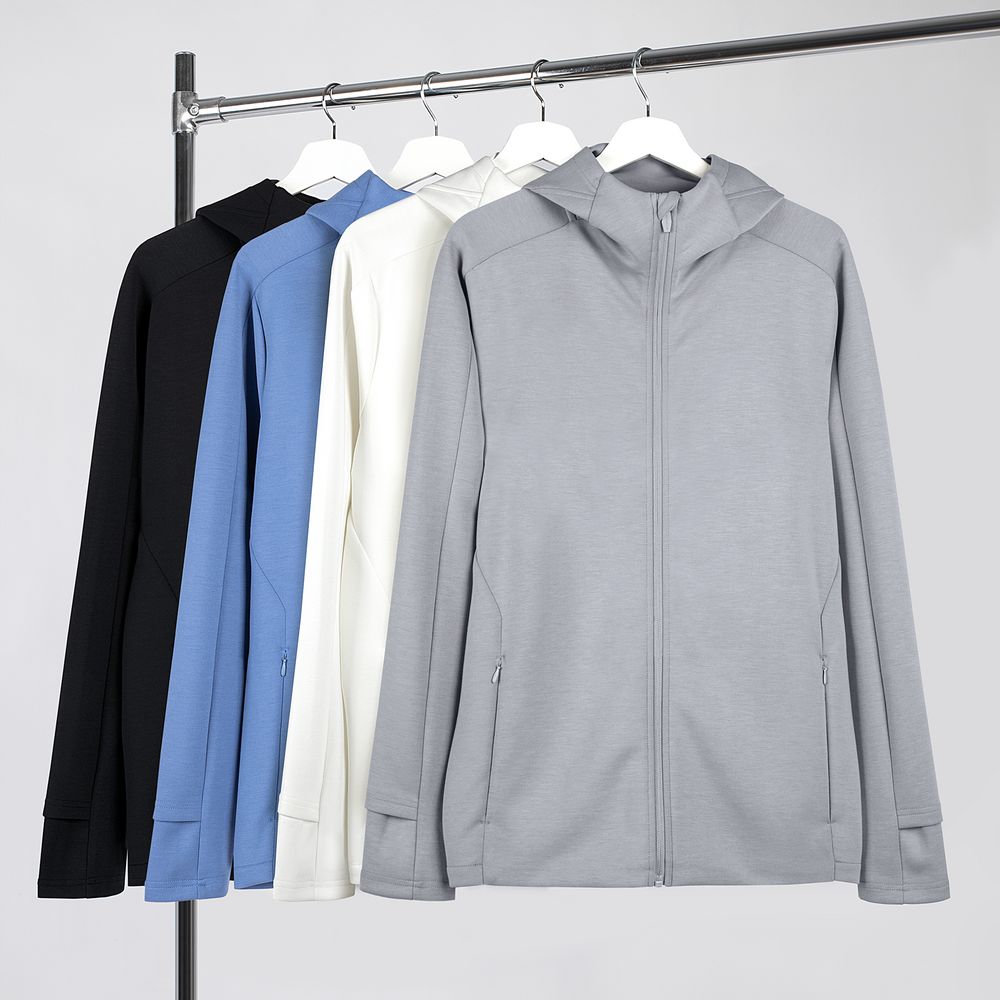 Куртка с капюшоном унисекс Begi, серая — изображение 4