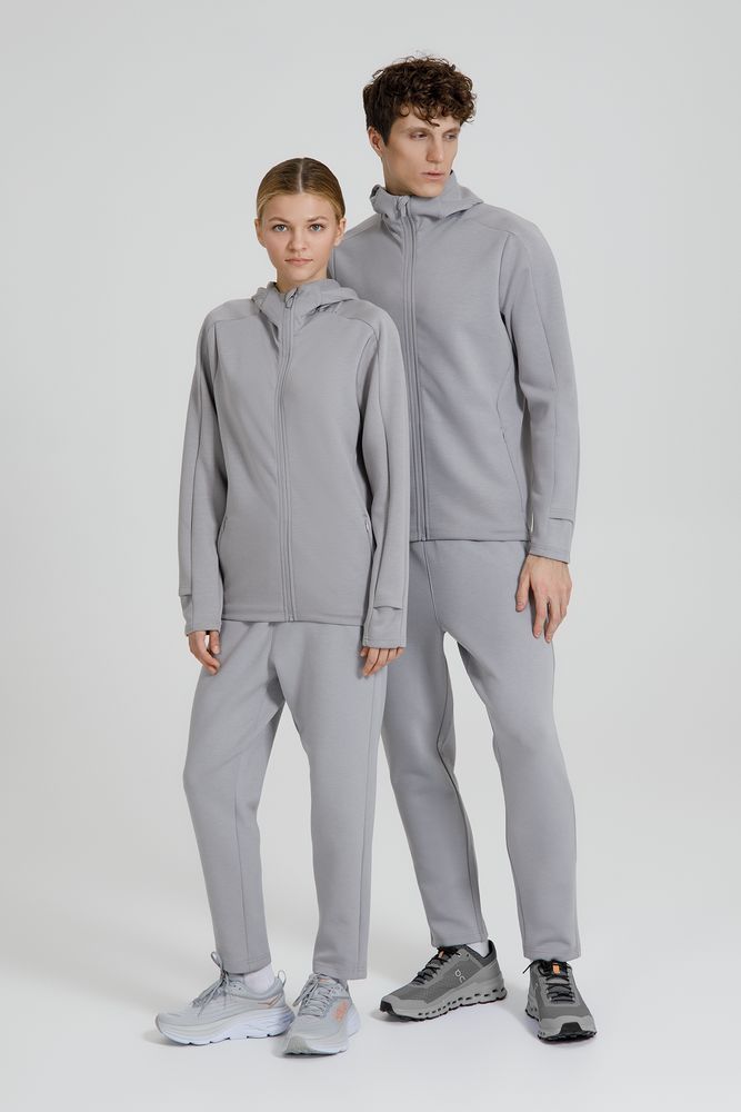 Куртка с капюшоном унисекс Begi, серая — изображение 17