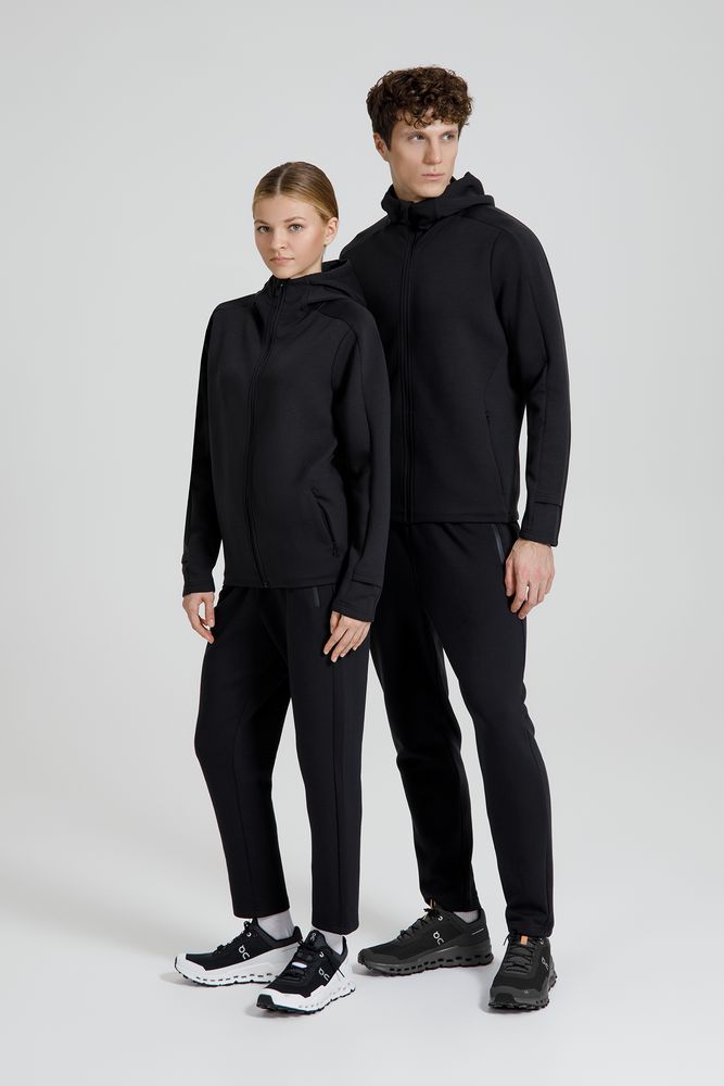 Куртка с капюшоном унисекс Begi, черная — изображение 17