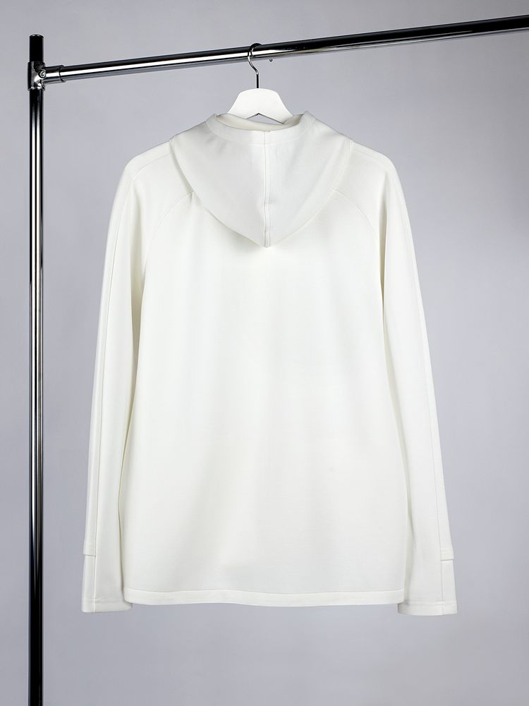 Куртка с капюшоном унисекс Begi, молочно-белая — изображение 3