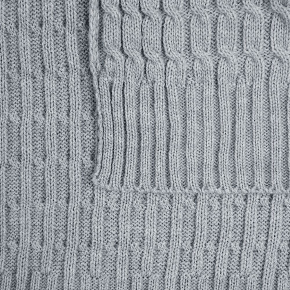 Плед Slumberland, серебристо-серый меланж — изображение 5