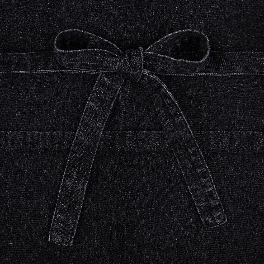 Фартук джинсовый E2, черный — изображение 5