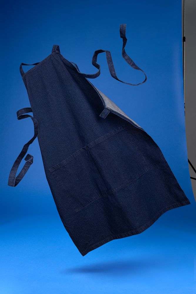 Фартук джинсовый E2, синий — изображение 4