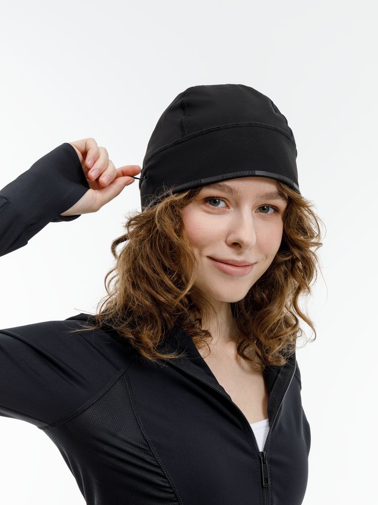 Спортивная шапка утепленная Jogge, черная — изображение 9