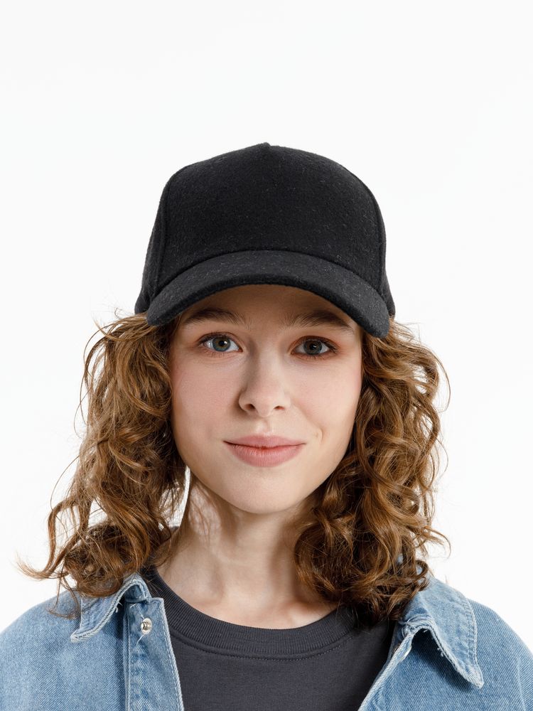 Бейсболка Woolridge, черная — изображение 10