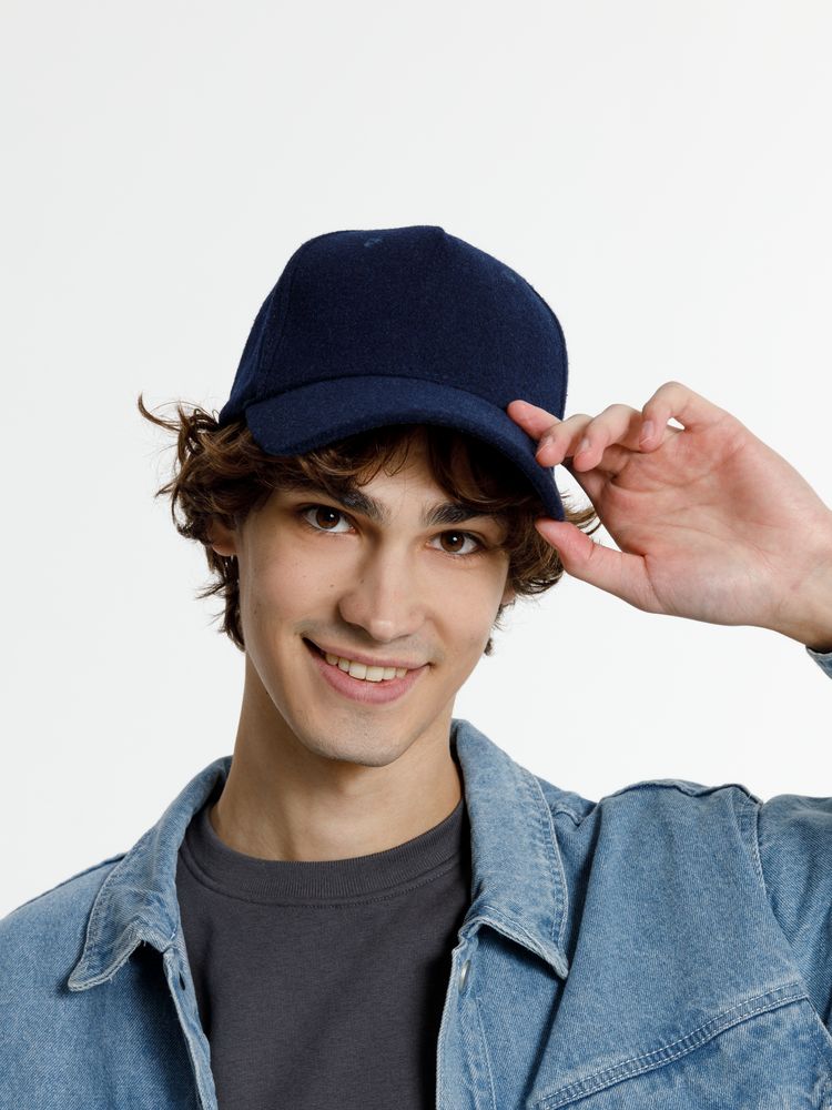 Бейсболка Woolridge, темно-синяя — изображение 6