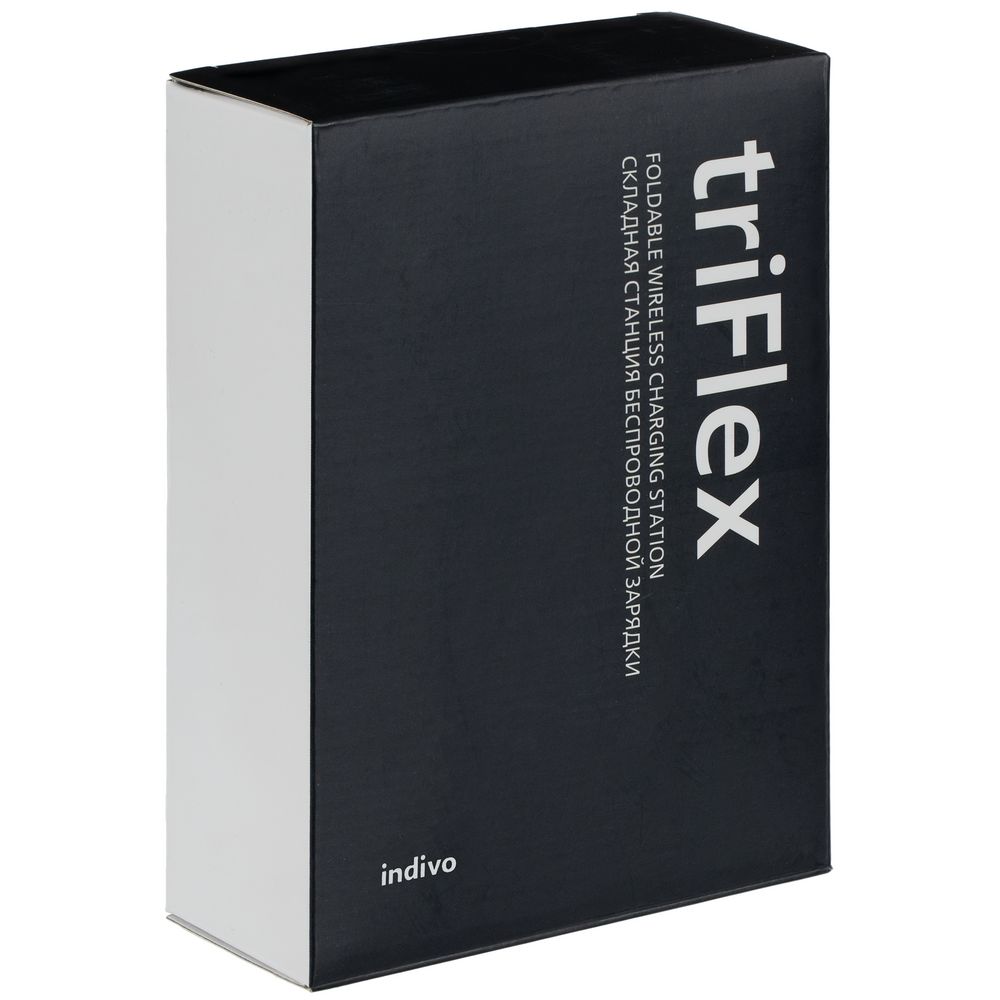 Складная станция беспроводной зарядки triFlex, черная — изображение 12