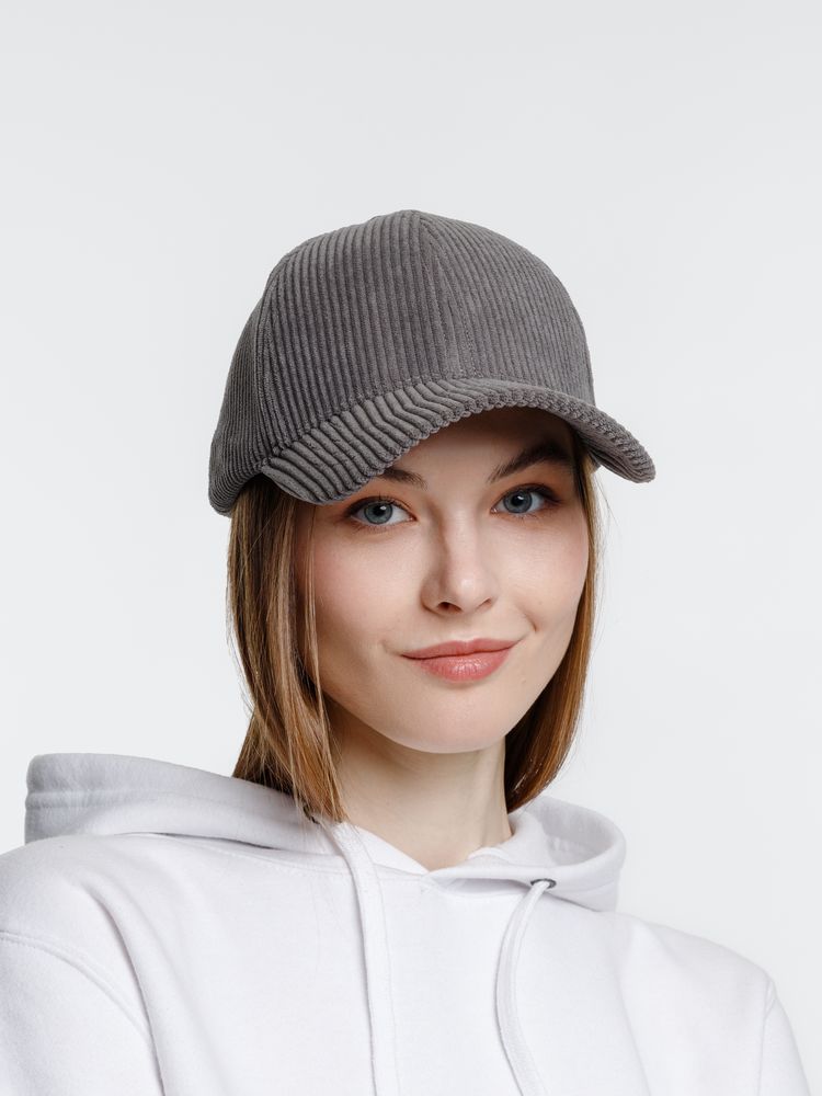 Бейсболка Soft Core, серая — изображение 10