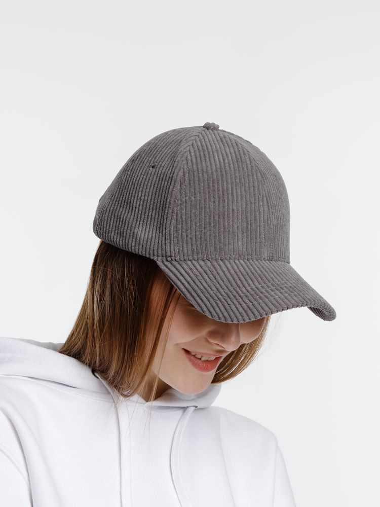 Бейсболка Soft Core, серая — изображение 11