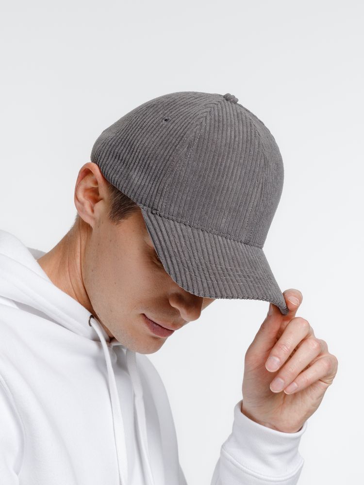 Бейсболка Soft Core, серая — изображение 8