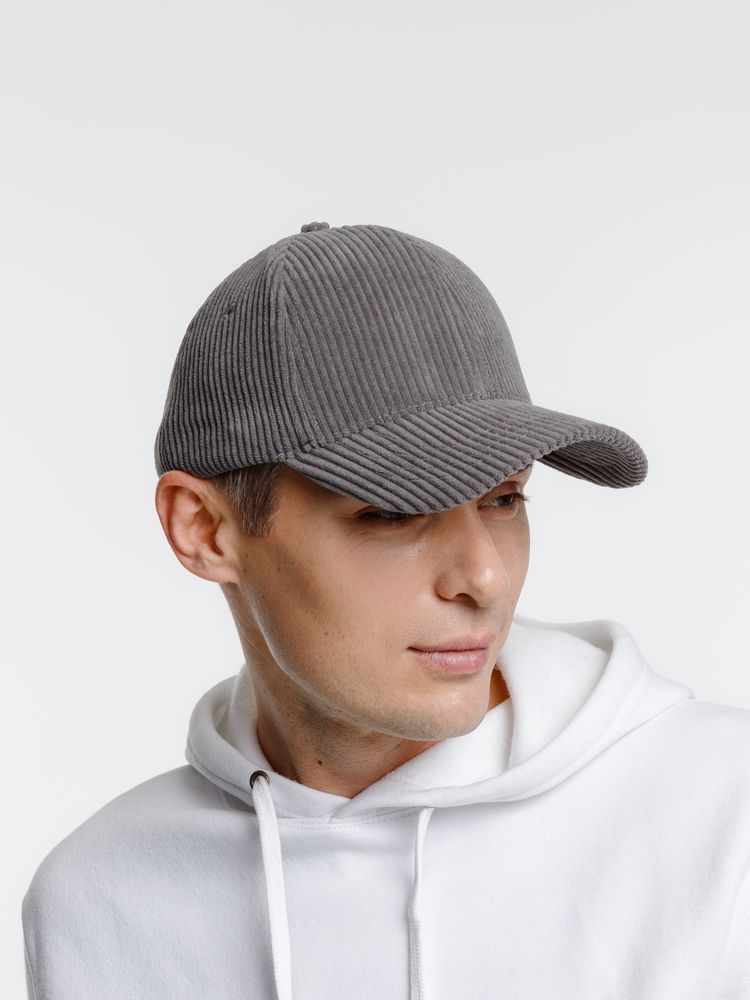 Бейсболка Soft Core, серая — изображение 7