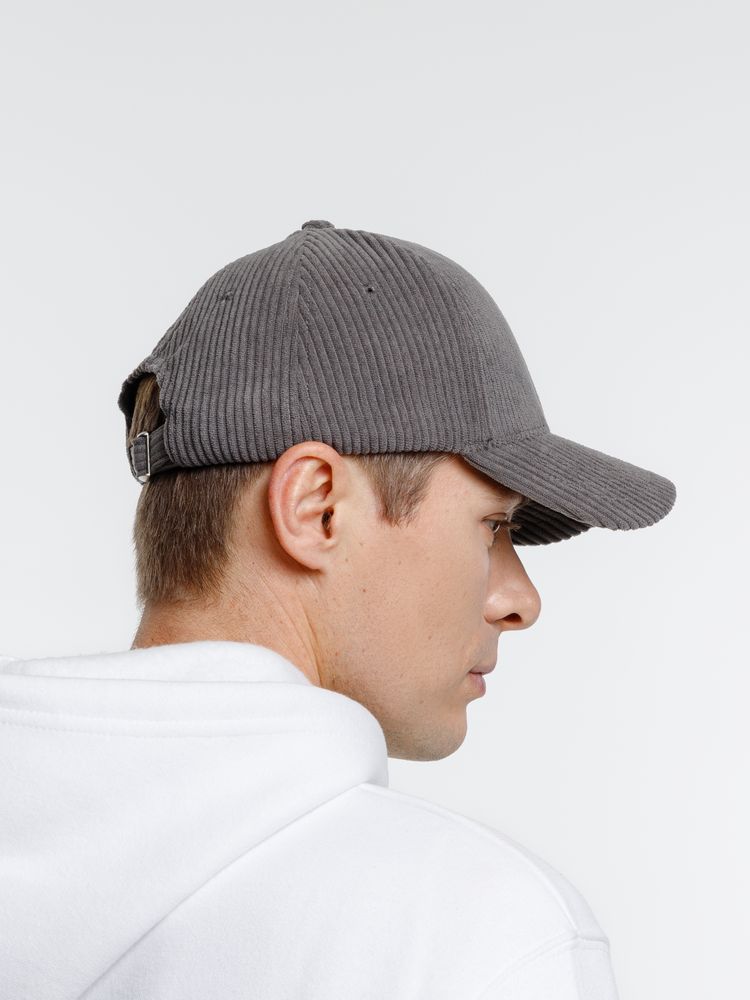 Бейсболка Soft Core, серая — изображение 9