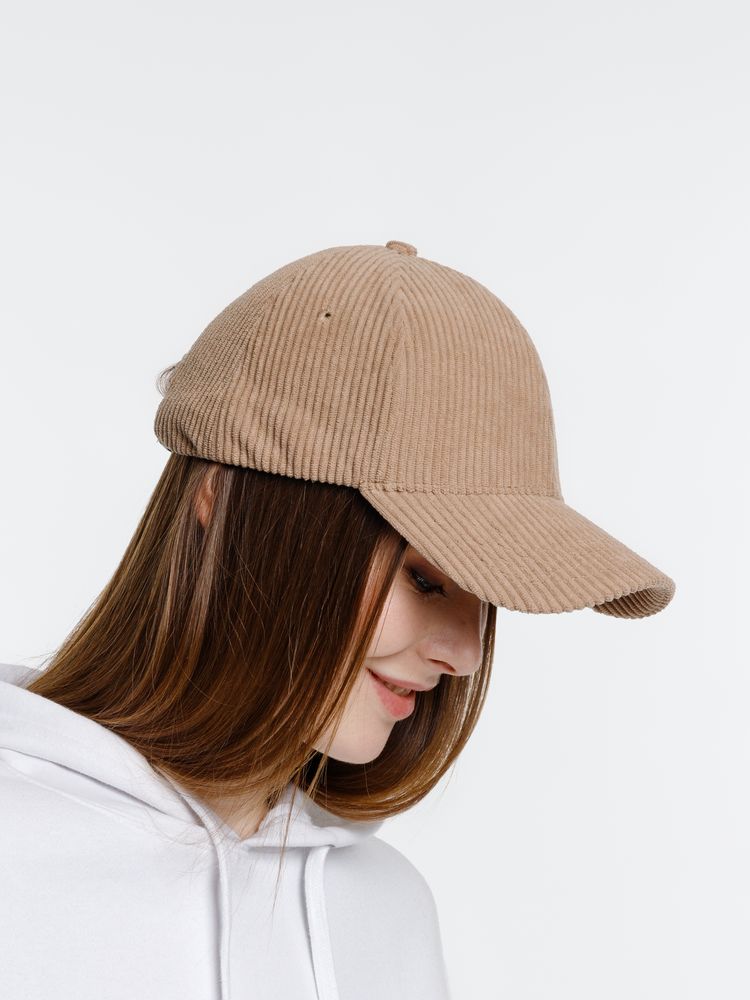 Бейсболка Soft Core, бежевая — изображение 8