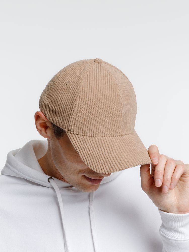 Бейсболка Soft Core, бежевая — изображение 11