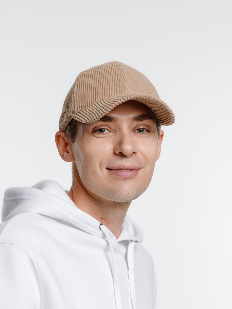 Бейсболка Soft Core, бежевая — изображение 10