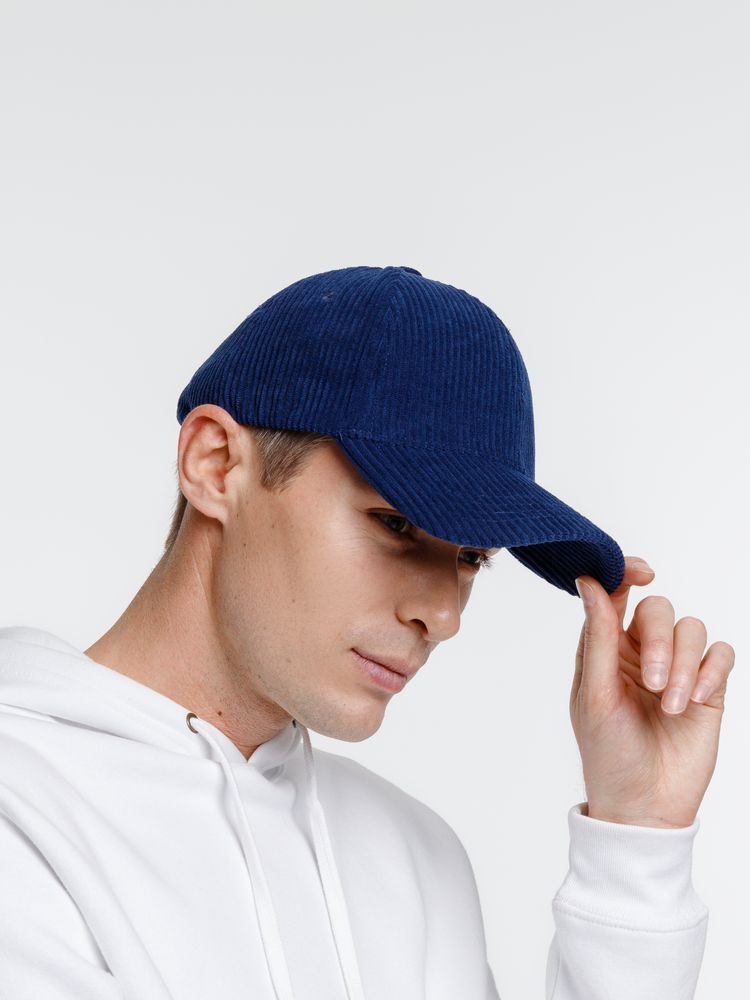 Бейсболка Soft Core, темно-синяя — изображение 7