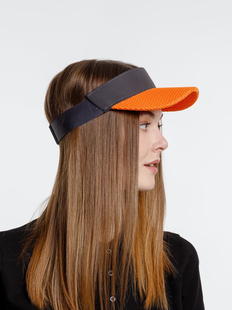 Козырек Grand Slam, темно-серый с оранжевым — изображение 7