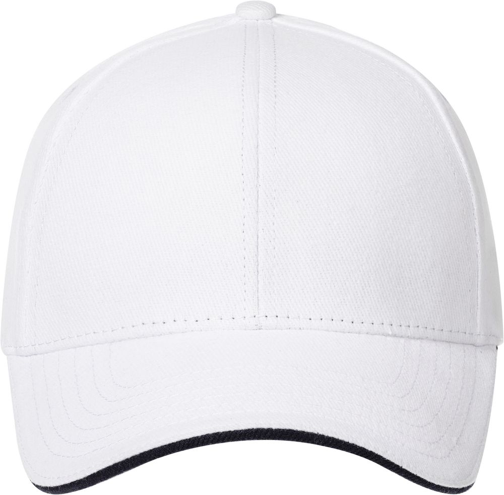 Бейсболка Spiker, белая с темно-синим — изображение 4