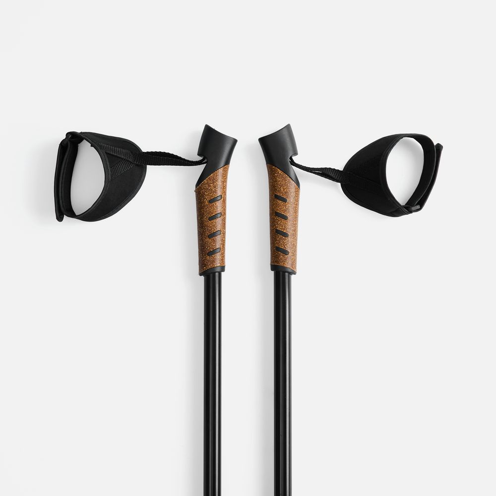 Палки для скандинавской ходьбы Trekk, черные — изображение 4