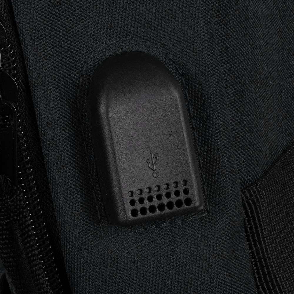 Рюкзак для ноутбука Conttori, черный меланж — изображение 12