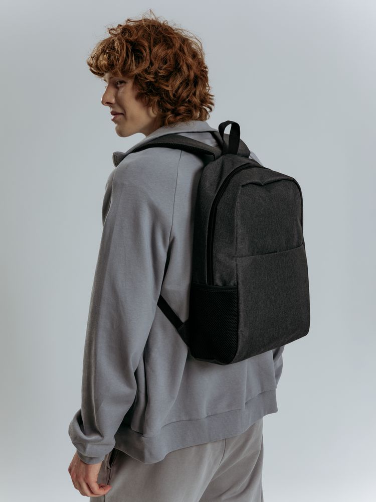 Рюкзак для ноутбука Conttori, черный меланж — изображение 16
