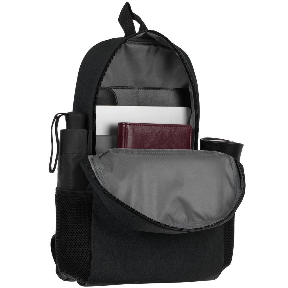 Рюкзак для ноутбука Conttori, черный меланж — изображение 7