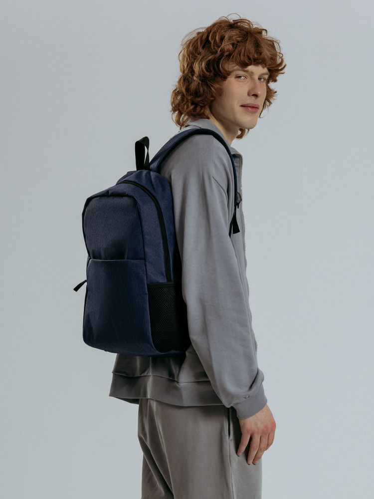 Рюкзак для ноутбука Conttori, синий меланж — изображение 17