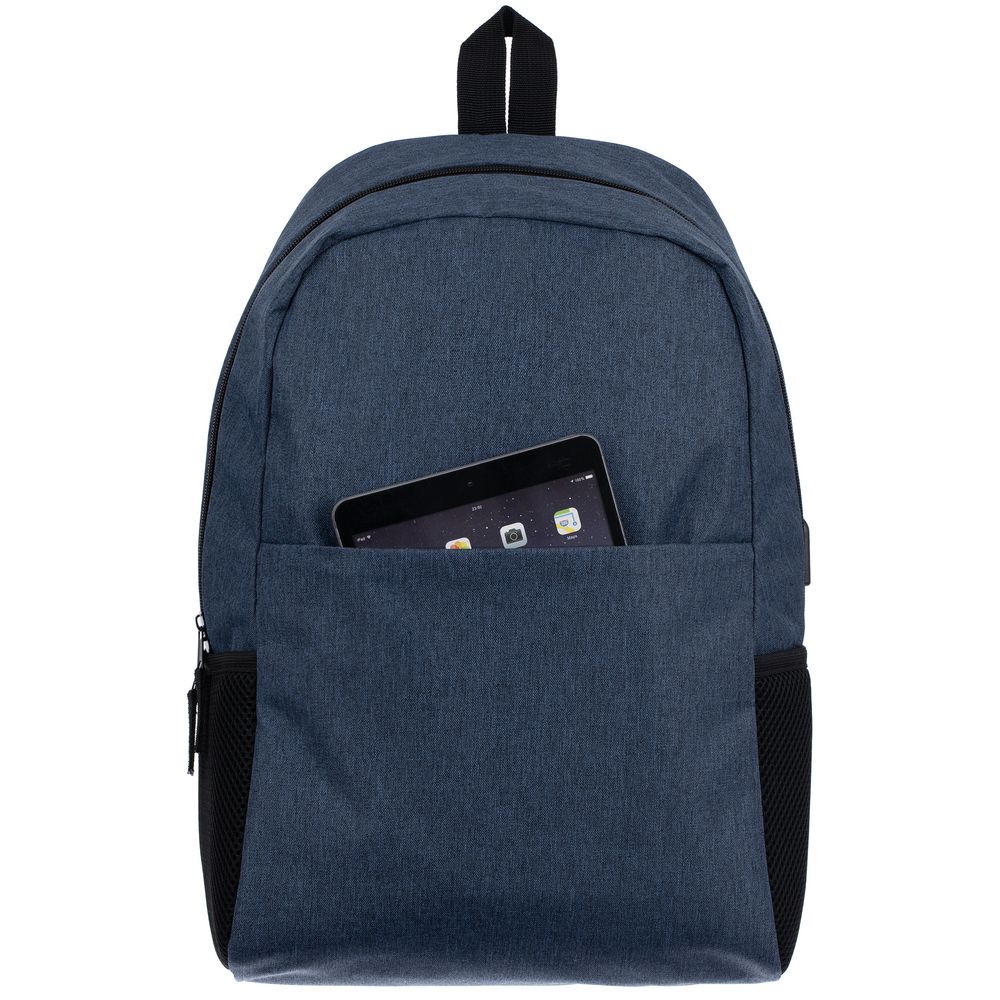 Рюкзак для ноутбука Conttori, синий меланж — изображение 8