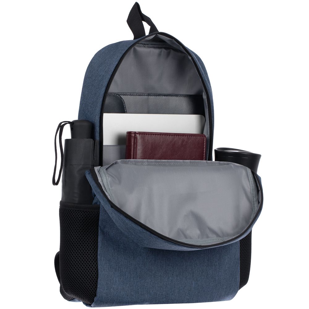 Рюкзак для ноутбука Conttori, синий меланж — изображение 7