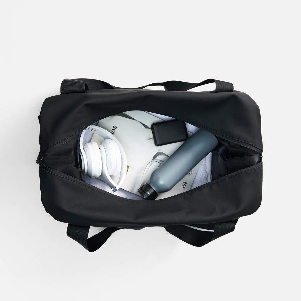 Дорожная сумка Traffic, черная — изображение 7