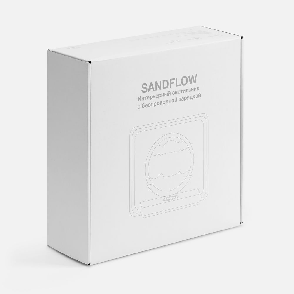 Интерьерный светильник с беспроводной зарядкой Sandflow, белый — изображение 11