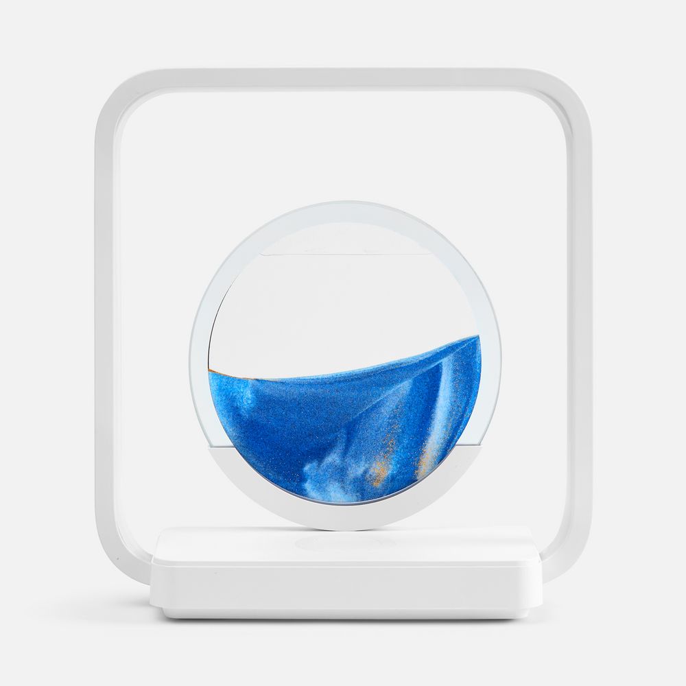 Интерьерный светильник с беспроводной зарядкой Sandflow, белый — изображение 3