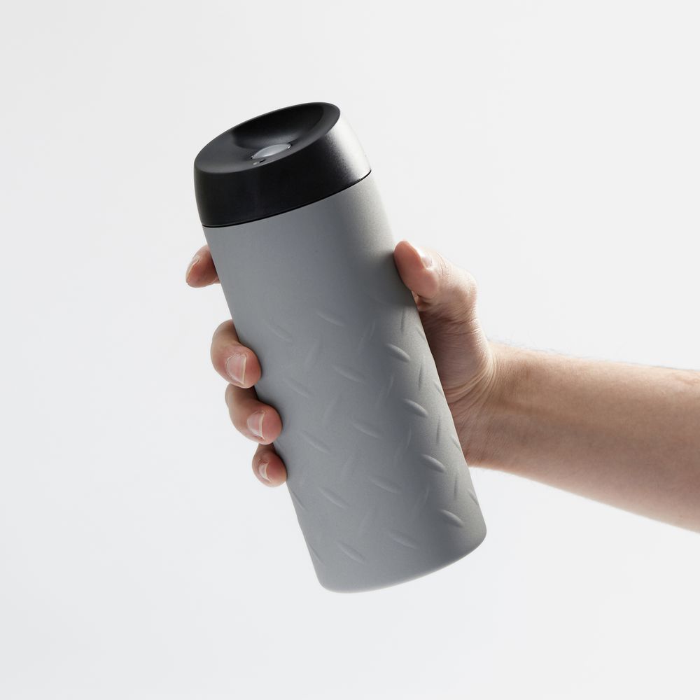 Термостакан Hard Work, серый — изображение 5