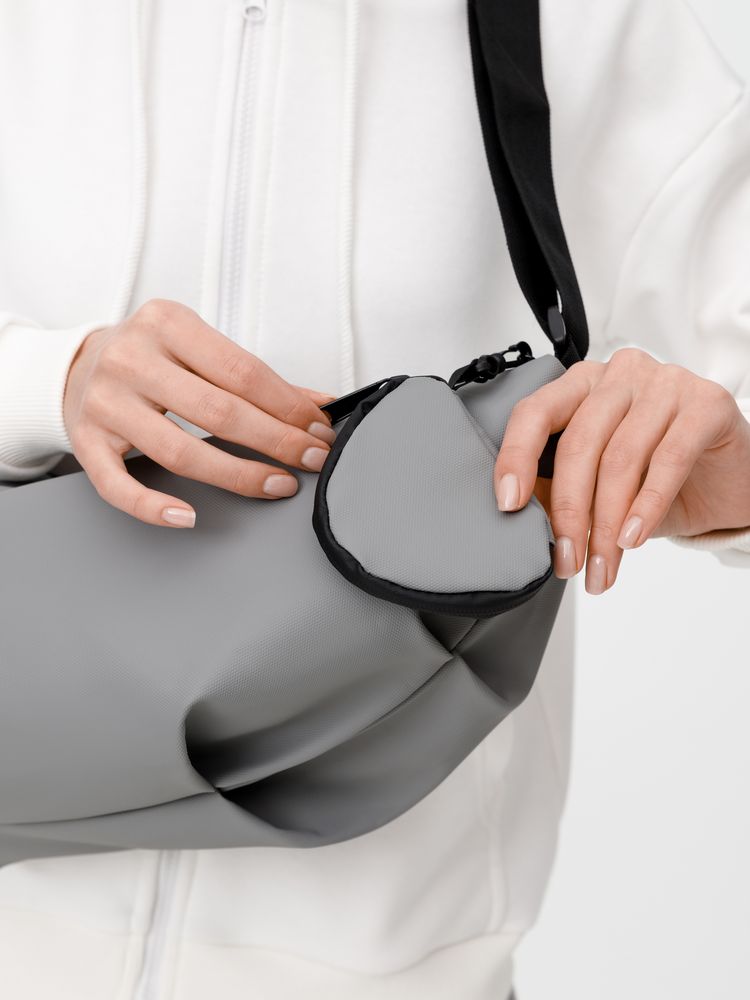 Сумка через плечо Altro, серая — изображение 9