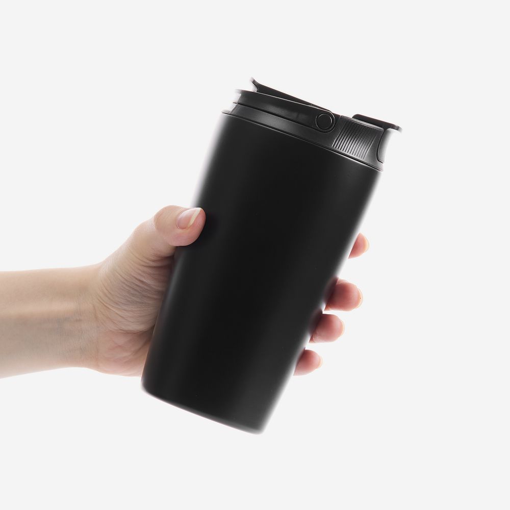 Термостакан с двумя поильниками Duetta, черный — изображение 8
