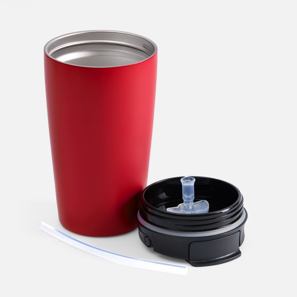 Термостакан с двумя поильниками Duetta, красный — изображение 7