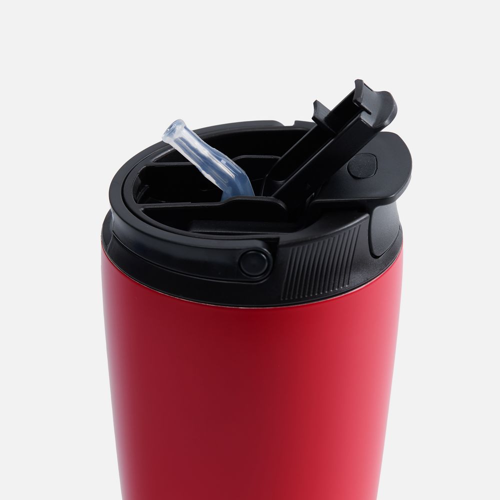 Термостакан с двумя поильниками Duetta, красный — изображение 6