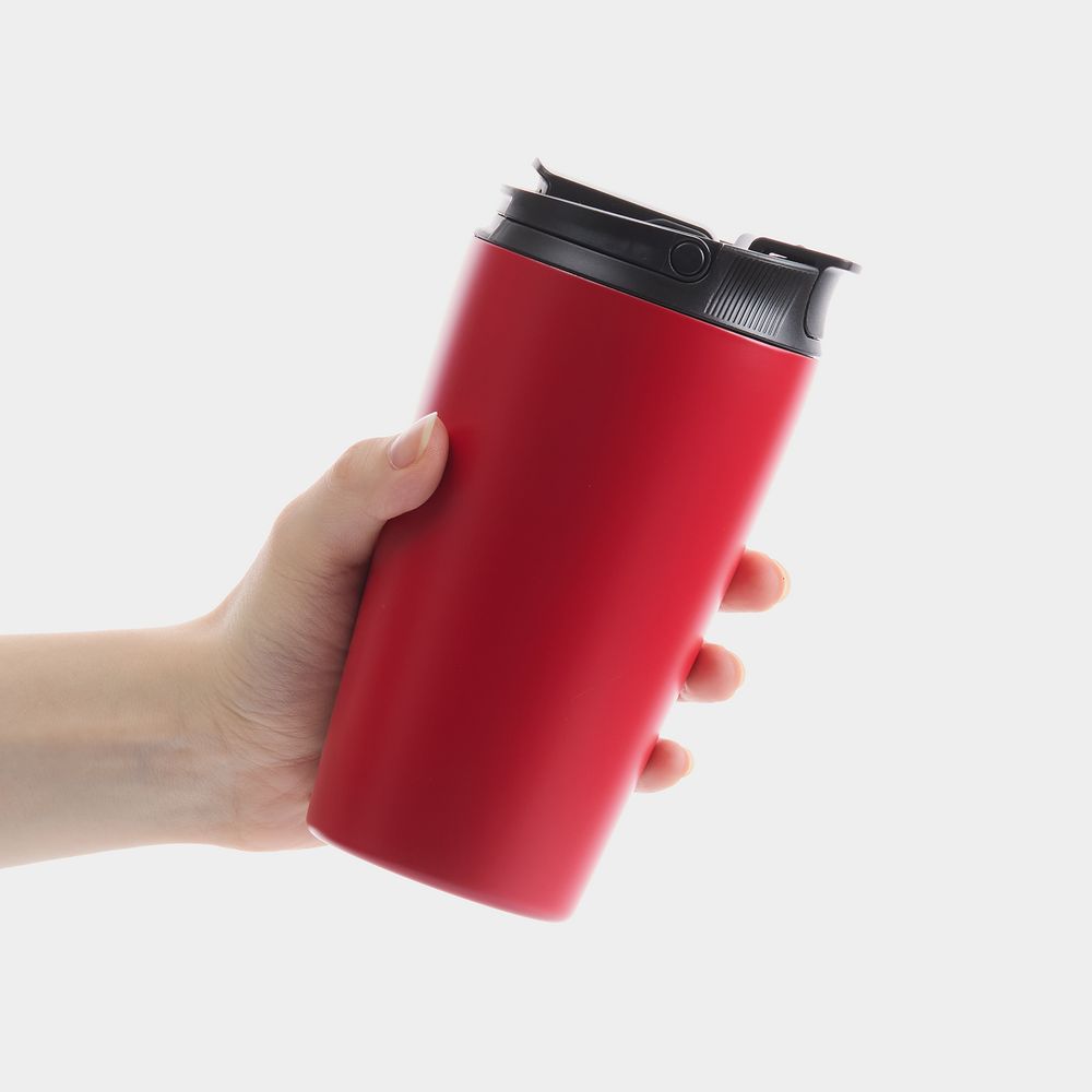Термостакан с двумя поильниками Duetta, красный — изображение 8