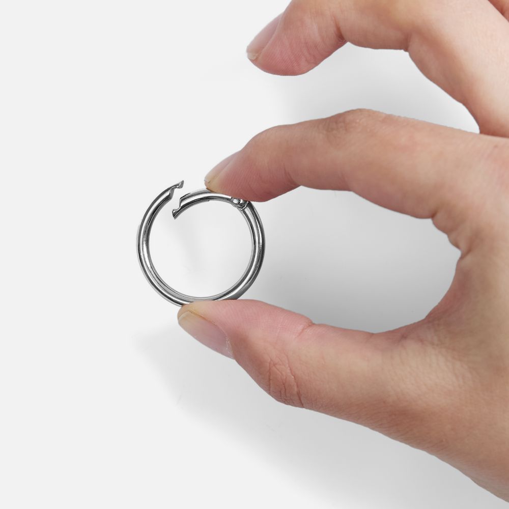 Карабин-кольцо Claus, L, серебристый — изображение 3